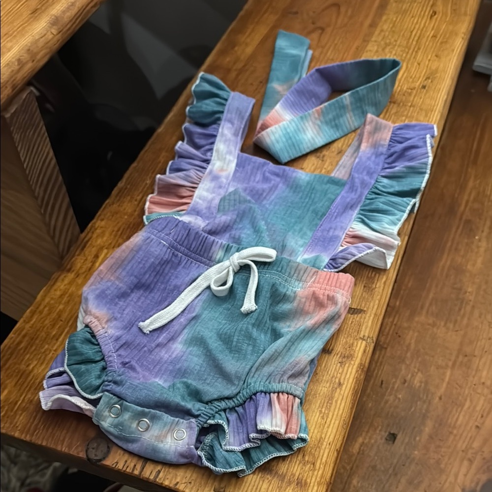 Colorful Tie-Dye Kids Bodysuit